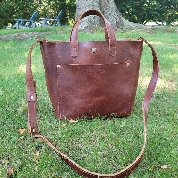 Portland Leather Handbags - Portland  leather  goods  mini crossbody  bag